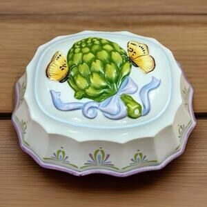 ❤️SOLD❤️Vintage Franklin Mint Le Cordon Bleu Porcelain Mold "Artichoke" 1986